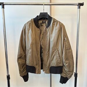 Topshop green bomber jacket